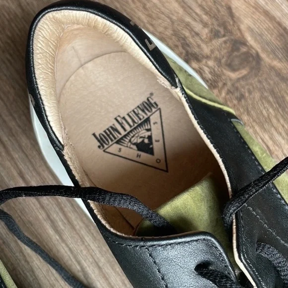 John Fluevog Future Angels Green Baldwin Derby Shoes | M7 - Picture 10 of 12